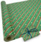 Weihnachts Geschenkpapier aus Kraftpapier: Rollenpaket grünes festliches Design recycelbares Geschenkpapier 43cm x 15m