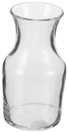 Ipetboom Mini Decantador de Vino de Vidrio Transparente para Porciones Individuales Jarra Pequeña de Vertido y Limpieza para Casa y Celebraciones