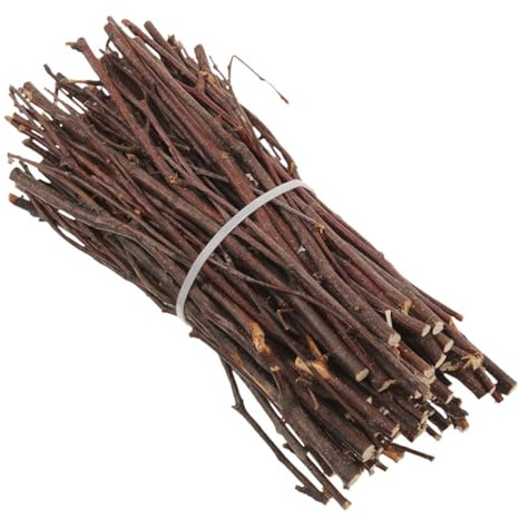UKCOCO Palitos de Madera Natural de Abedul 30 CM para Manualidades y Decoración Rústica Ramitas para Bricolaje y Accesorios Creativos Leña Menuda para Proyectos Artísticos