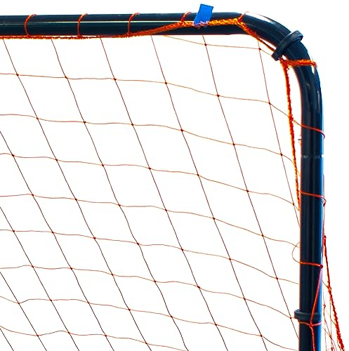 Park & Sun Ersatz-Nylon-Sport-Tornetz: Fußball/Multisport-Tor, Orange, 1,8 m B x 1,2 m H x 9,1 cm T