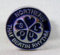 Anstecknadel aus Metall, Emaille, Motiv: Nordseele, Reggae, Ska, Beatin, Rhythmus, Blume, Blau
