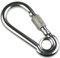 ARBO-INOX® - Karabiner - mit Auge - verschraubbar - Edelstahl A4-80x8mm - mit Sicherung