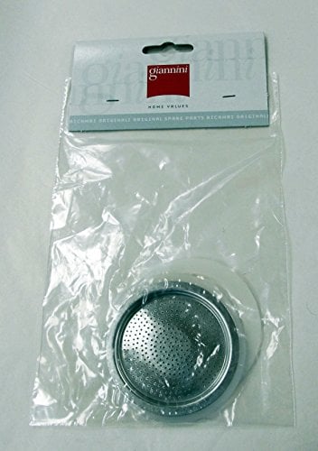 Giannina Nina Caffettiera 2 Pz. Set Guarnizione E Filtro Superiore-Mezza Tazza, Multicolore, Taglia Unica