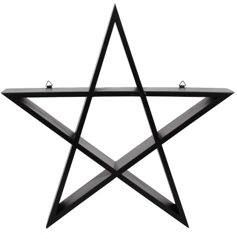 something different Wandregal, Pentagramm (Einheitsgröße) (Schwarz)