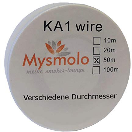 50 Meter Ø 0,18mm 33 AWG Gauge KA1 Heizdraht Widerstandsdraht