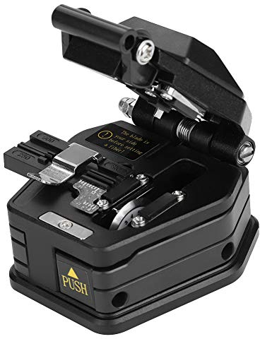 Fiber Optic Cleaver High Precision SKL-6C Optic Fiber Cleaver Cutter Cable Cutting Tool 125um Diameter with Anti-Drop Bag