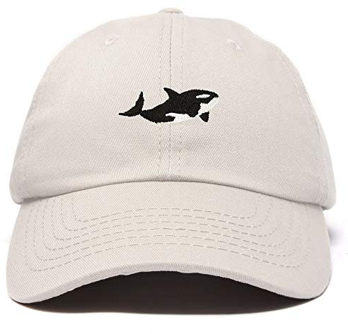 DALIX Killer Whale Hat Orca Marine Life Baseballkappe, Beige, Einheitsgröße