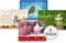 Perleberg hochwertige Weihnachtskarten - 4er Pack - Liebevoll gestaltete Weihnachtspostkarte inklusive Umschlag - Kunstvolle Grußkarte für Weihnachten in 11,6 x 16,6 cm