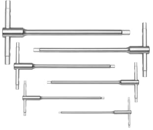 Maniglia a T-cacciavite-Set con maniglia scorrevole 5-unità 25-6mm PB Swiss Tools