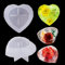 FineInno Moldes de Silicona de Corazón de Diamante 3D Forma de Corazón de Amor Molde de Fundición de Resina Epoxi Geométrico para Hacer Jabón Hecho a Mano Decoración Hogareña
