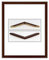 myposterframe Bilderrahmen 80 x 120 cm Juliet Braun mit klarem Kunstglas (2mm)