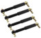 Anhänger Stoßdämpfer-Set (4 Stück) universal schwarz 1500/3000kg für ALKO 282.259