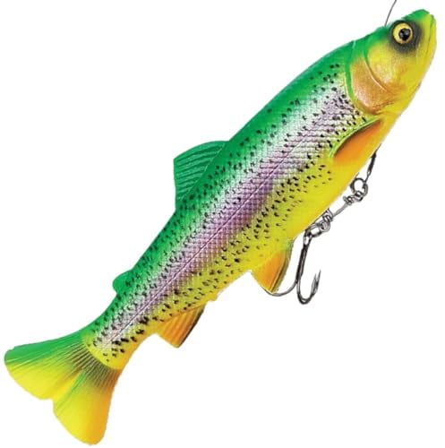 Savage Gear 4D Line Thru Pulse Tail Trout Fishing Hook (Firetrout-16cm-51g)