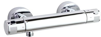 Ramon Soler - Grifo de Ducha Termostático Cromado con Sistema de Ahorro de Agua S2 Serie Termotech