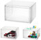 Schuhbox, Transparente Stapelbare Schuh Boxen, Faltbar Durchsichtige Schuhboxen Schuhschrank Aufbewahrung Schuhe Kunststoff Schuhfür Schuhe bis 36 x 29 x 22 cm