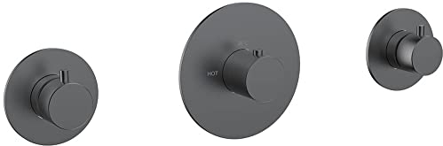 Saqu Shine Abdeckung Duscharmatur Gunmetal