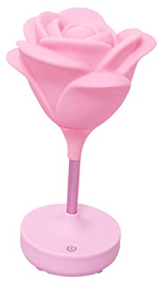 OSALADI USB Für Pink Tings D Touch Hochzeit Schlafzimmer Wiederaufladbar Rose Tisch Tisch Dekor LED Licht Schreibtisch Baum Weihnachtsform Romantisch Party Valentinstag Dimmbar Tag