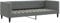 vidaXL Tagesbett, Gästebett 2-in-1, Sofabett Schlafsofa für Schlafzimmer Wohnzimmer, Bettsofa Sofa, Modernes Design, Dunkelgrau 80x200cm Stoff