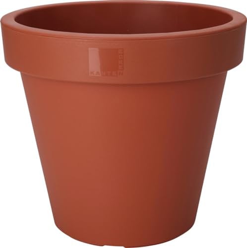 Muddy Hands Large Plant Pot Outdoor Garden Round Flower Tree Plastic Planter (Ø - 60cm, Terracotta)