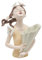 Lesser & Pavey Papillon schicke Vase, pfirsichfarben, 32 cm, Mädchenfigur für Zuhause und Büro, Heimdekoration, Geschenk, für Wohnzimmer, Elegante Feenmädchen-Statue, schöne Innenfigur