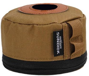 Gas Can Protective Cover 65/90g Vintage Gas Canister Sleeve Fall Cylinder Bag Outdoor Collision Storage Camping