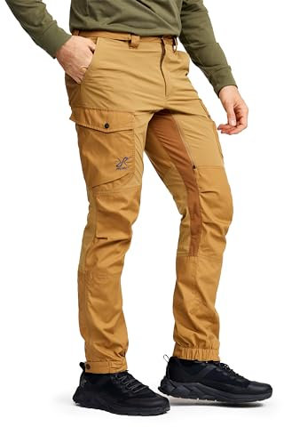 RevolutionRace Rambler Lightweight Pro Pants für Herren, Leichte Outdoor-Hose und Wanderhose für Herren, Dijon, L