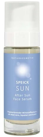 Speick After Sun Face Serum – Bio-Aloe Vera, Ectoin & Squalan, Gesichtspflege nach dem Sonnenbad, vegan, COSMOS-zertifiziert, 30 ml
