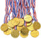 30 Stück Medaillen Kindergeburtstag, Goldmedaillen Kinder Sieger Medallien, Goldmedaille für , Gewinner Medaillen Plastikmedaillen, Sportfest Partygeschenk für Kinder Party Favor Deko
