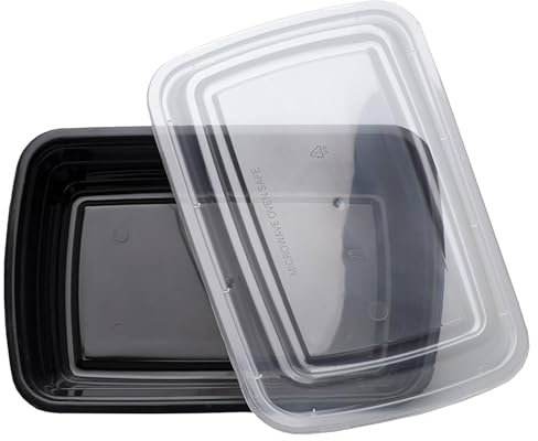 150 Pack 28oz (828ml) Reusable Meal Prep Containers - BPA-Free, Leak-Proof, Microwave & Dishwasher Safe Stackable Bento Boxes with Lids – Ideal for Lunch, Dinner, Portion Control, and Food Storage