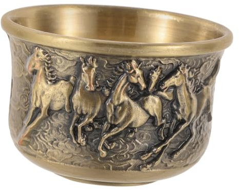 Ciieeo Copa De Vino Retro Copas De Cóctel Vasos De Vintage Taza De Ofrenda Budista Tazas De Té Taza para Beber Cáliz Religioso Copas De Martini Vasos De Té Taza De Té Antigua