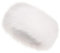 Women Faux Fur Headband Ear Muffs Winter Ear Warmer Hairband Fluffy Head Wrap for Women Winter Ski - One Size, White