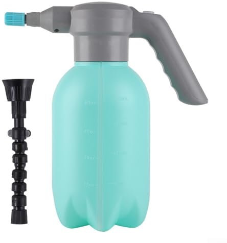 Botella de spray eléctrica para plantas, regadera eléctrica, spray de agua ajustable, carga USB, para jardinería, fertilización y limpieza (color caramelo)