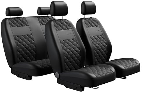 MOTOS Universal-Sitzbezüge Auto für OPEL Tigra | Autositzbezüge mit aktivem Airbag-System, dreilagigem Material und makelloser Oberfläche, die ideale Sitzauflage für stilbewu