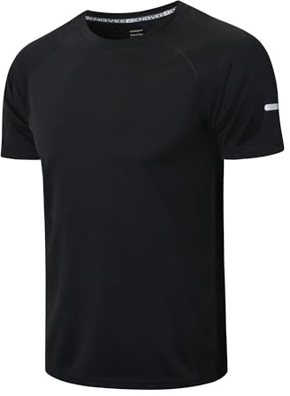 Gaiatiger 1/3 Pack Mens T-Shirts Quick Dry Short Sleeve Tops Running Shirts