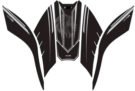 Tankaufkleber Aufkleber FÜR LFC700 LFC 700 Motorrad Anti Slip Heizöl Tank Pad Seite Knie Grip Protector Aufkleber Pads