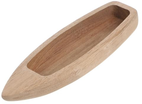 SHINEOFI Unfertiges Holzboot Ornament für Zuhause Kann Bemalt Werden Robustes Naturholz als Schlafzimmer Bootsdeko und Holzboote Basteln Kinder | Schreibtischdekoration, Lässt Sich Bemalen und Kolorieren, für Partydeko Geeignet