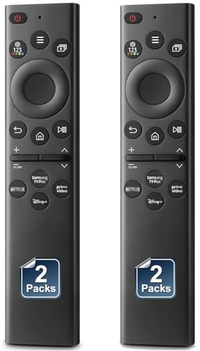 Confezione da 2 telecomando per televisori Samsung, compatibile con tutti i modelli Samsung Frame Smart TV Series: Neo, OLED, QLED, Crystal UHD, Frame