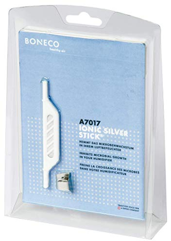 BONECO Ionic Silver Stick A7017 - hemmt Mikrobenwachstum im Luftbefeuchter - sorgt für langanhaltendes und gesundes Wasser, weiß