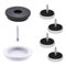 Wagner QuickClick® Kunststoffgleiter Möbelgleiter Stuhlgleiter 4er-Set zum Anschrauben - 4X Basis Silencer+Schraube+Gleitaufsatz austauschbar - Hyper Slim - Durchmesser Ø 20 mm -Made in DE- 15780600