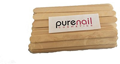 50 Spatules fine en bois pour épilation à la cire, visage et parties sensibles