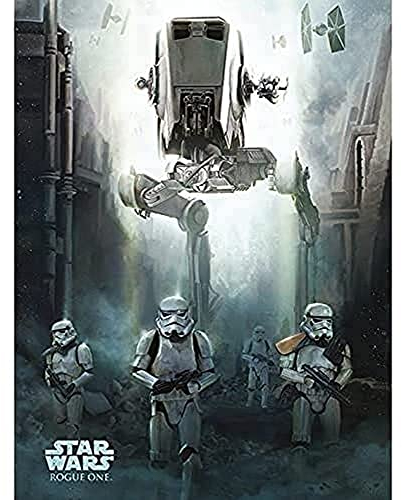 Star Wars Rogue One Stormtrooper Patrol, 60 x 80 cm, Leinwanddruck, Mehrfarbig