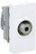 Legrand 078790 Mosaic Télévision Prise, Type F, 1 Modules, Blanc