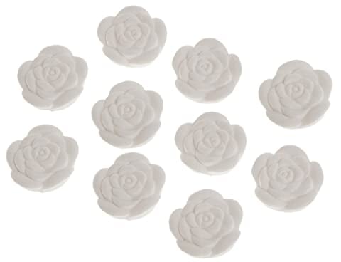 F Fityle 10 Stücke Duftstein Aromatische Ätherische Öl Raumdüfte Stein Weiß