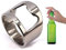 1 anello creativo in acciaio inox apribottiglie cucina gadget argento qualità superiore e creativo