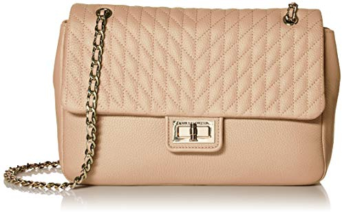 KARL LAGERFELD Damen Agyness Lg Shoulder Bag Schultertasche, Almond, Einheitsgröße EU