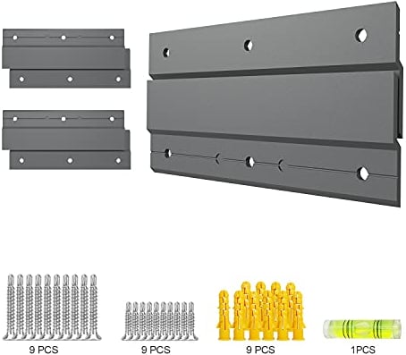 Französische Klampe Bilderaufhänger, hochwertige Z-Klammern und Halterungen, leichtes Wandaufhängungs-Set, ideal für die Montage von Spiegelaufhänger, Kunstrahmen (6 3 Pairs)