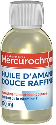 MERCUROCHROME - Huile D'Amande Douce Raffinée 100Ml - (Lot De 3)