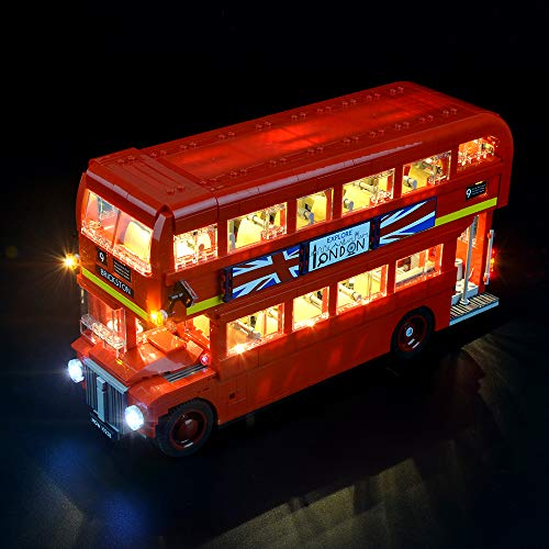 GEAMENT Upgraded Version 10258 Light Kit For Creator Expert London Bus Compatible with LEGO 10258 Model (Building Set Not Included)