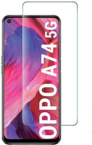 Cracksin [2 Stück] Schutzfolie kompatibel mit Oppo A74 5G Panzer Verbundglas Schutzglas 9H Hart Tempered Glass Kristallklar Anti-Kratzen Displayschutz