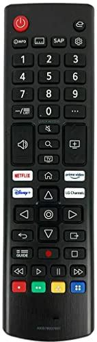 Universal Remote Control for LG OLED QNED 4K 8K Smart TV with Disney, Netflix, Prime Video, LG Channels
